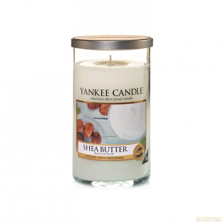 Yankee Candle Shea Butter Stumpenkerze, cremefarben, mittel