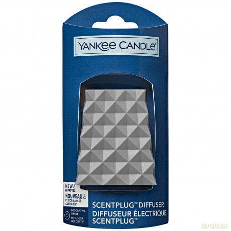 Yankee Candle Active elektrischer Duftspender, Kunststoff, Faceted Pattern, 8cm