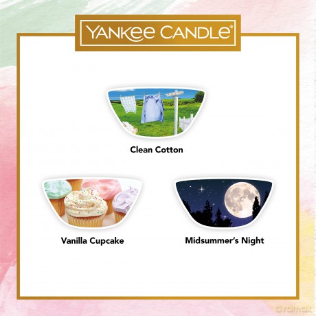 Yankee Candle Black Cherry Duftkerze, Wachs, 3 Wax Melts, 3