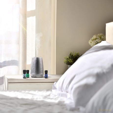 Yankee Candle Diffusor-Set, Silberfarben, Peaceful Dreams, Sleep Diffuser kit