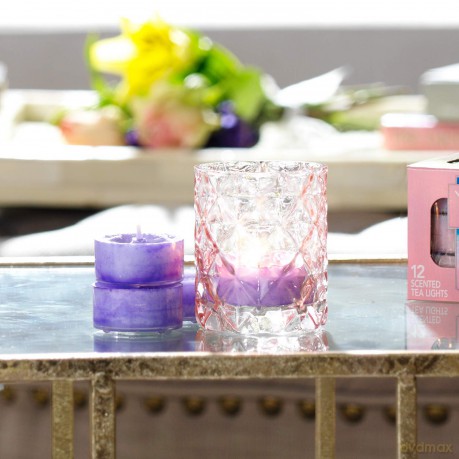 Yankee Candle Duft-Teelichte, Pomegranate Gin Fizz, Alpine Christmas Collection, 12 Stück
