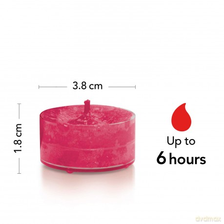 Yankee Candle Duft-Teelichte, Pomegranate Gin Fizz, Alpine Christmas Collection, 12 Stück