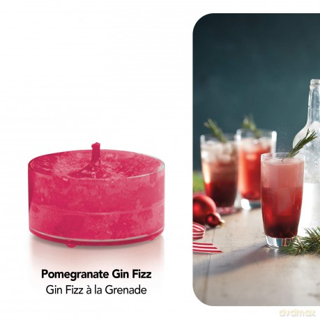 Yankee Candle Duft-Teelichte, Pomegranate Gin Fizz, Alpine Christmas Collection, 12 Stück