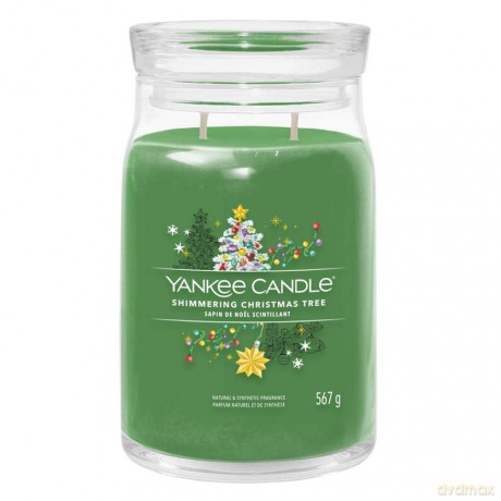Yankee Candle Świeca zapachowa Shimmerin Christmas Tree