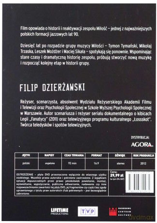 Miłość - Filip Dzierżawski (booklet) [DVD]