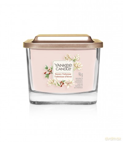Yankee Candle Świeca zapachowa parafinowa Snowy Tuberose