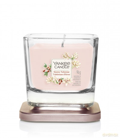 Yankee Candle Świeca zapachowa parafinowa Snowy Tuberose