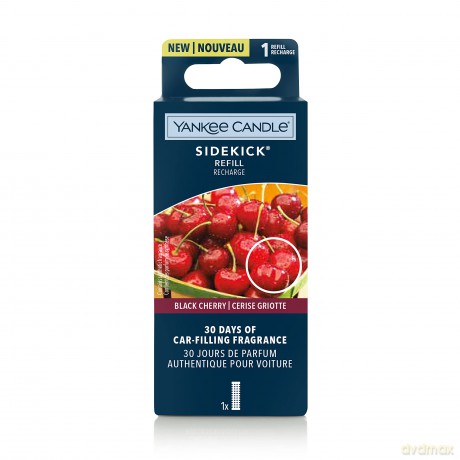 Yankee Candle wkład do dyfuzora samochodowego Sidekick Black Cherry
