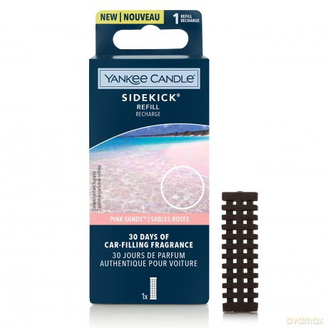 Yankee Candle Sidekick Nachfüllpack für Autolufterfrischer | Pink Sands Duft-Diffusor | 1 Stück