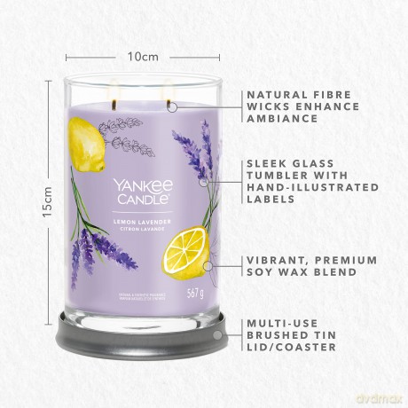 Yankee Candle Świeca Zapachowa Lemon Lavender 567g