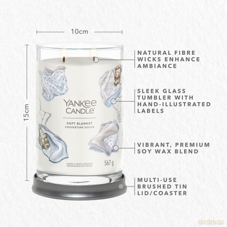 Yankee Candle Świeca Zapachowa Soft Blanket 567g