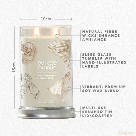 Yankee Candle Świeca zapachowa sojowa Warm cashmere