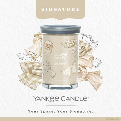 Yankee Candle Świeca zapachowa sojowa Warm cashmere