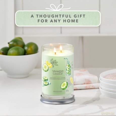 Yankee Candle Signature Świeca zapachowa ogórek-mięta