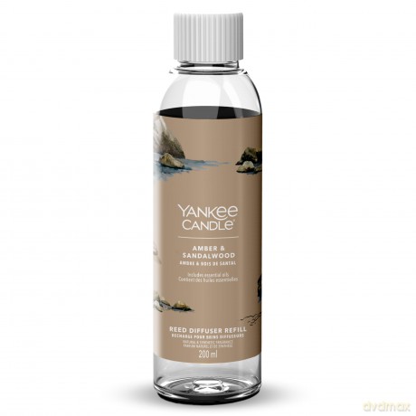 Yankee Candle Signature uzupełniacz do dyfuzora Amber und Sandalwood 200 ml