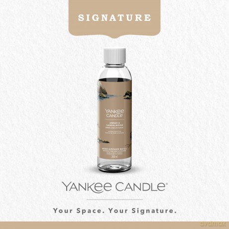 Yankee Candle Signature uzupełniacz do dyfuzora Amber und Sandalwood 200 ml