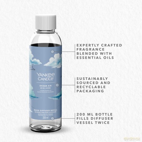 Yankee Candle Signature uzupełniacz do dyfuzora Ocean Air 200 ml