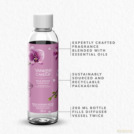 Yankee Candle Signature uzupełniacz do dyfuzora Wild Orchid 200ml