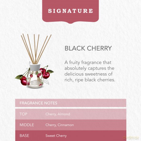 Yankee Candle Signature Reed Dyfuzor zapachowy Black Cherry  100 ml