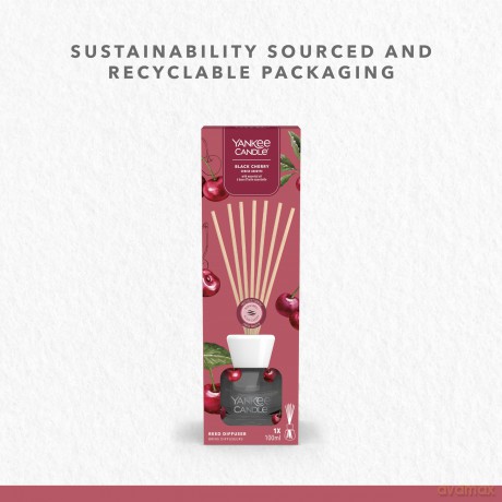 Yankee Candle Signature Reed Dyfuzor zapachowy Black Cherry  100 ml