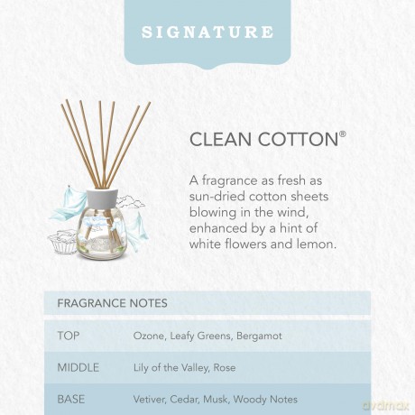 Yankee Candle Signature Reed Dyfuzor zapachowy Clean Cotton 100 ml