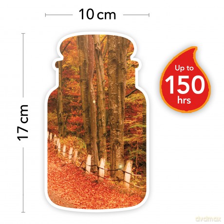 Yankee Candle Woodland Road Trip Duftkerze, Glas, Rot, 10.7 cm, Würzig.verlockende