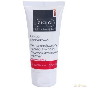 Ziaja - Moisturizing skin with a tendency to redness SPF 6 Capillary Care 50 ml - 50 ml