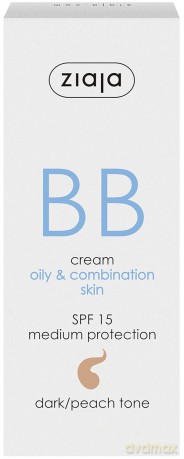 Ziaja Bb Cream Pieles Grasas y Mixtas Spf15 Tono Oscuro 50 ml