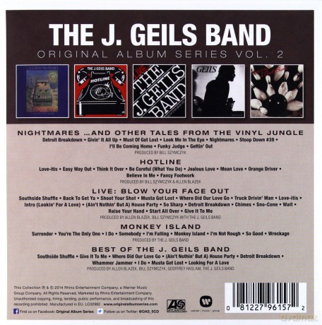 The J. Band Geils: Original Album Series [5CD]
