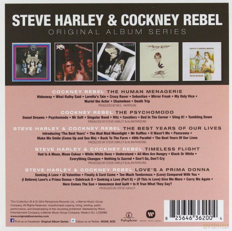 Steve Harley & Cockney Rebel: Original Album Series [5CD]