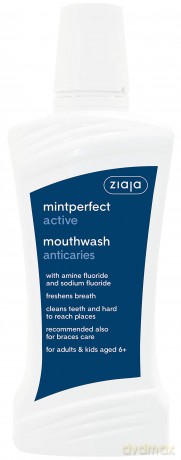 Ziaja Mintperfect Active in Mundwasser gegen Karies 500 ml