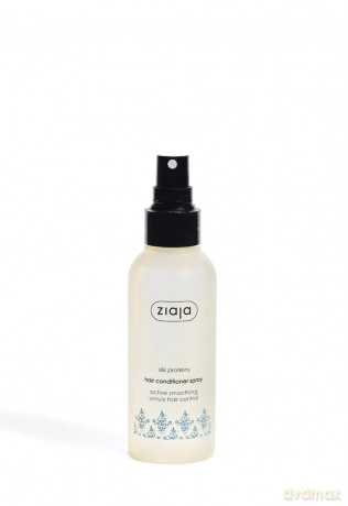 Ziaja Seidenprotein-Spray, Haarspülung, glättend, transparent, 125 ml