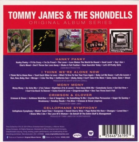 Tommy James & The Shondells: Original Album Series [5CD]