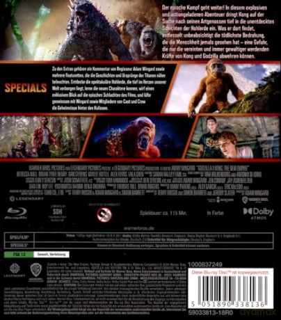 Godzilla x Kong: The New Empire (Blu-ray)