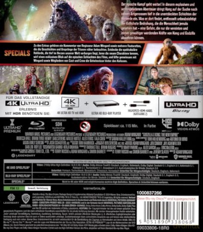 Godzilla i Kong: Nowe imperium [Blu-Ray 4K]+[Blu-Ray]