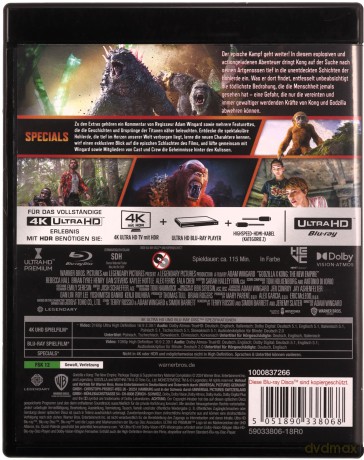 Godzilla i Kong: Nowe imperium [Blu-Ray 4K]+[Blu-Ray]