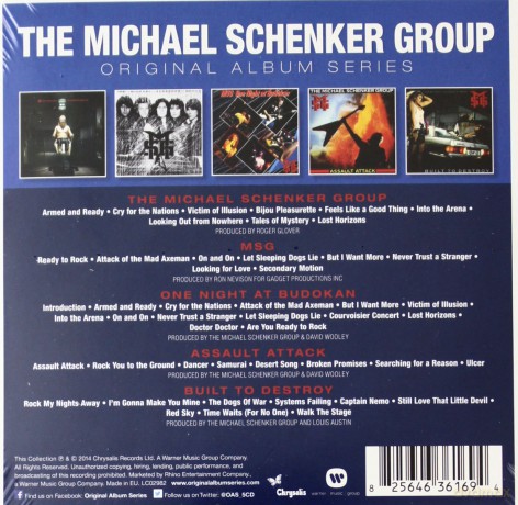 The Michael Schenker Group: Original Album Series [5CD]