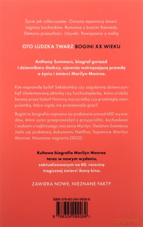 Bogini. Tajemnice życia i śmierci Marilyn Monroe wyd. specjalne - Anthony Summers [KSIĄŻKA]
