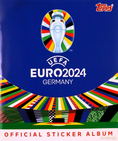 Euro 2024 Topps Stickers Album kolekcjonerski [FIGURKA]
