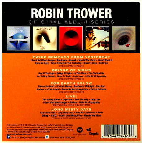 Robin Trower: Original Album Series [5CD]