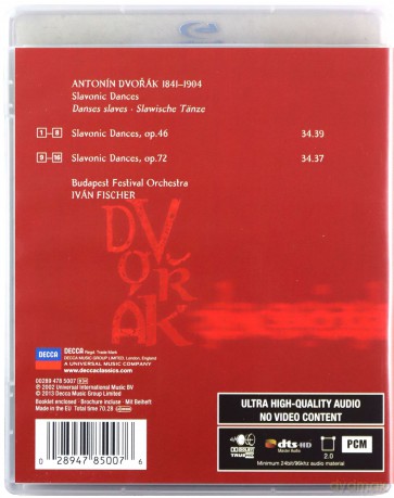 Ivan Fischer: Dvorak: Slavonic Dances [Blu-Ray]
