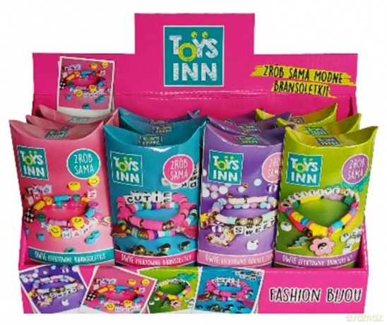 Fashion Bijou bransoletki display MIX 12 sztuk