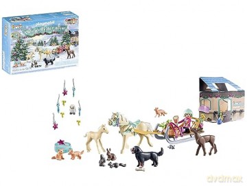 PLAYMOBIL Kalendarz adwentowy Novelmore: Bitwa na śniegu (71346)