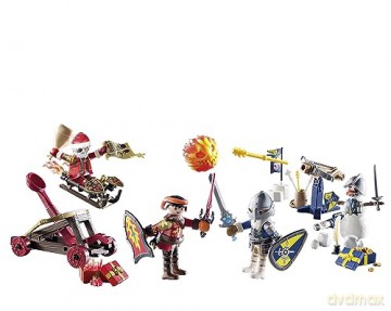 PLAYMOBIL Kalendarz adwentowy Novelmore: Bitwa na śniegu (71346)