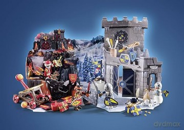 PLAYMOBIL Kalendarz adwentowy Novelmore: Bitwa na śniegu (71346)