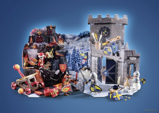 PLAYMOBIL Kalendarz adwentowy Novelmore: Bitwa na śniegu (71346)