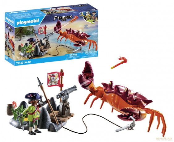 PLAYMOBIL Walka z ogromnym krabem (71532)