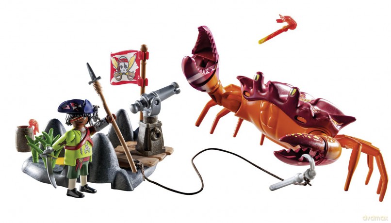 PLAYMOBIL Walka z ogromnym krabem (71532)
