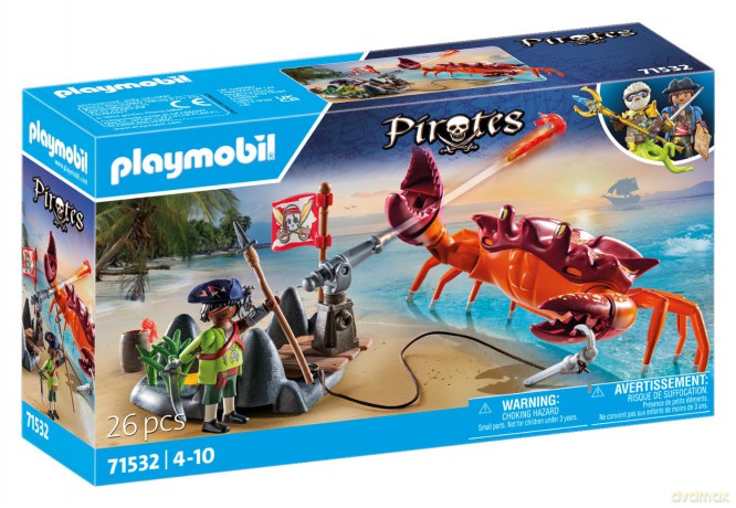 PLAYMOBIL Walka z ogromnym krabem (71532)