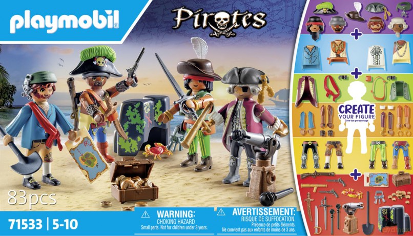 PLAYMOBIL My Figures: Piraci (71533)